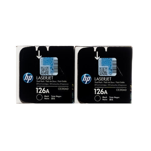 CE310AD | HP 126A | Original HP Dual Pack Toner Cartridges - Black - CartridgeOnlineSA