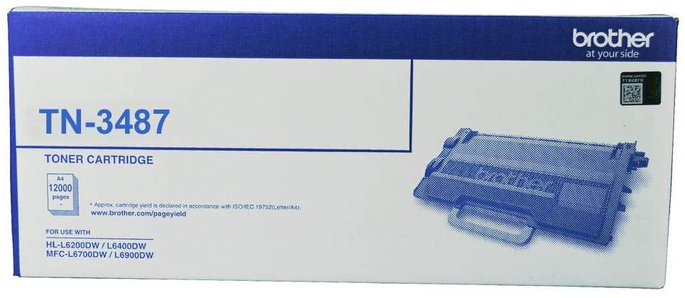 Brother TN-3487 Black Original Toner Cartridge 12 000 Pages