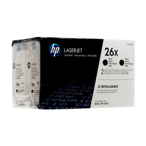 CF226XD | HP 26X 2-Pack | Original HP High-Yield Dual Pack Toner Cartridge - Black - CartridgeOnlineSA