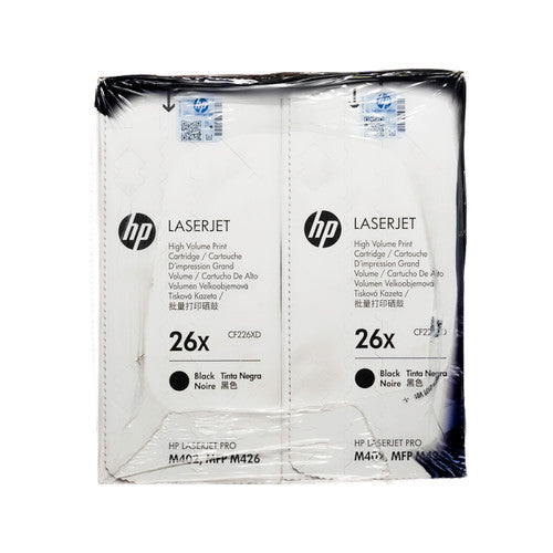 CF226XD | HP 26X 2-Pack | Original HP High-Yield Dual Pack Toner Cartridge - Black - CartridgeOnlineSA