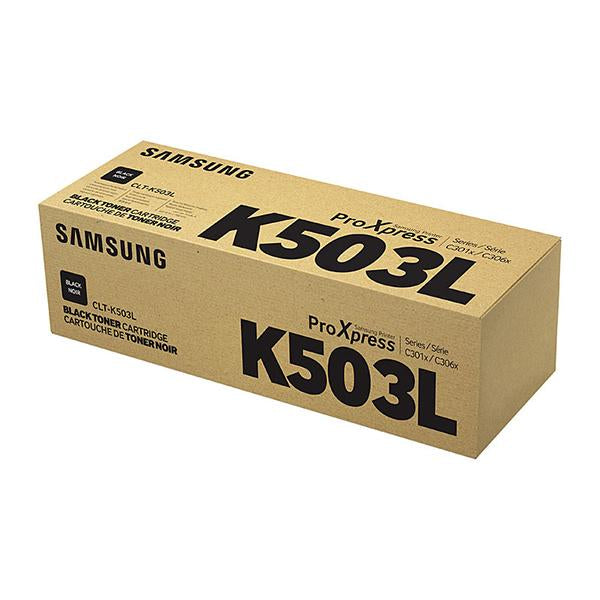 Samsung CLT-K503L Black Toner Cartridge 8,000 Pages Original SU149A Single-pack