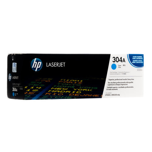 CC531A | HP 304A | Original HP Toner Cartridge - Cyan - CartridgeOnlineSA