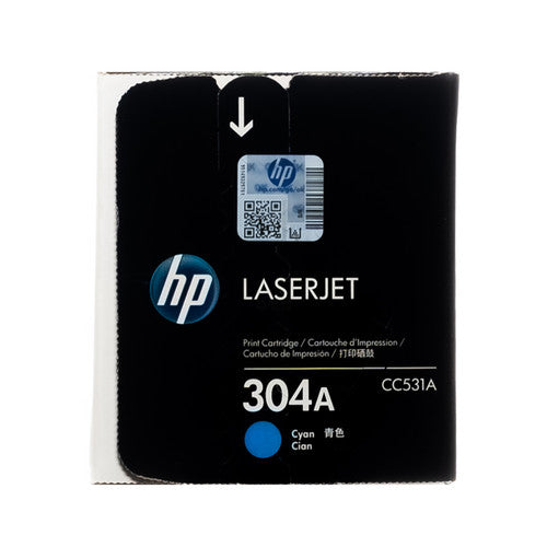CC531A | HP 304A | Original HP Toner Cartridge - Cyan - CartridgeOnlineSA