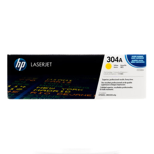 CC532A | HP 304A | Original HP Toner Cartridge - Yellow - CartridgeOnlineSA