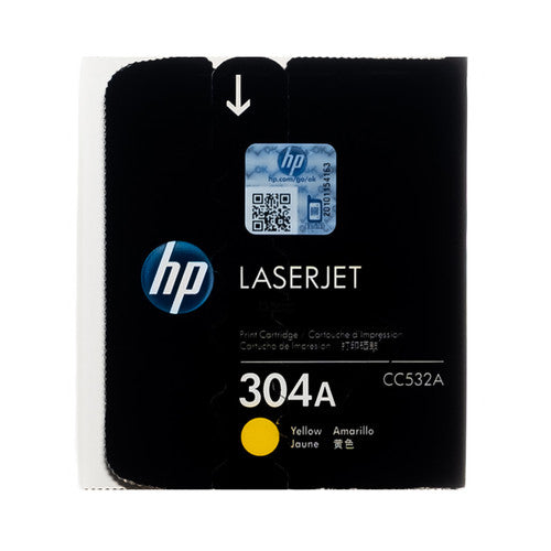 CC532A | HP 304A | Original HP Toner Cartridge - Yellow - CartridgeOnlineSA