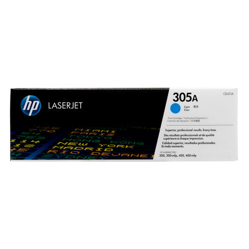 CE411A | HP 305A | Original HP Cartridge - Cyan - CartridgeOnlineSA