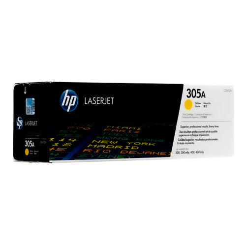 CE412A | HP 305A | Original HP Toner Cartridge - Yellow - CartridgeOnlineSA