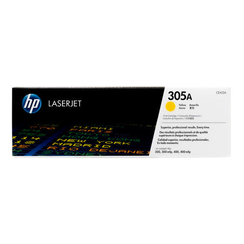 CE412A | HP 305A | Original HP Toner Cartridge - Yellow - CartridgeOnlineSA