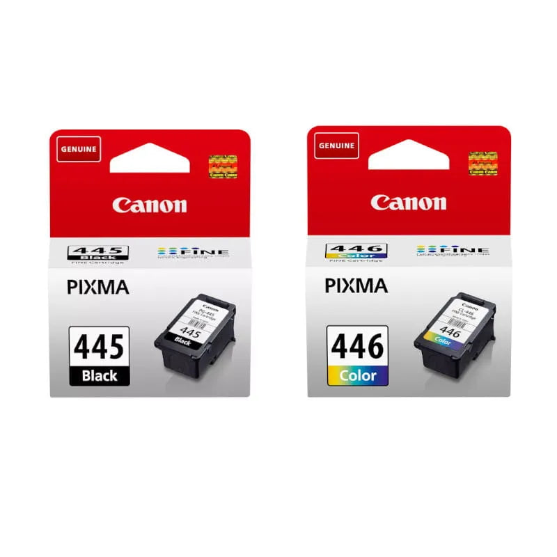 Genuine Canon PG-445 Black /CL-446 Tri-Color Multipack - CartridgeOnlineSA