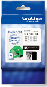 Brother LC-472 XL Black High Yield Original Ink Cartridge - CartridgeOnlineSA