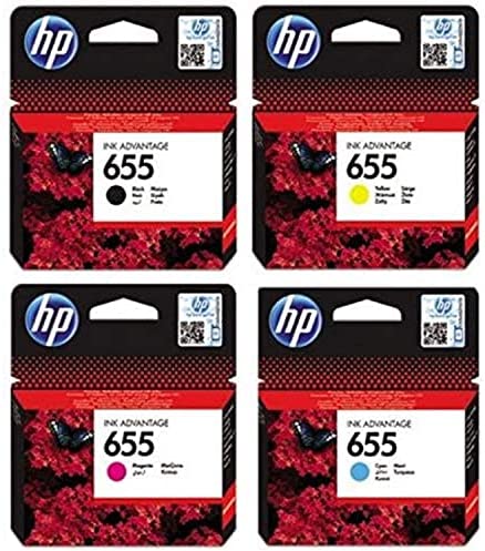 Original HP 655 Ink Combo Pack Black/Cyan/Yellow/Magenta - CartridgeOnlineSA