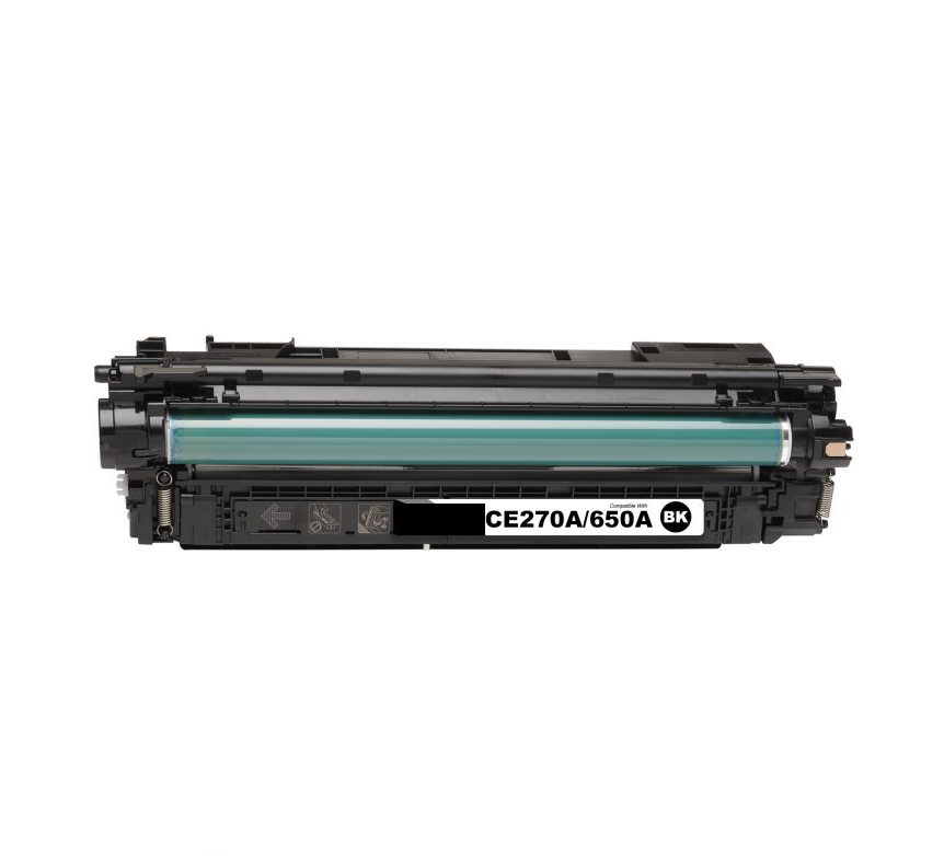 HP 650A Black Compatible Toner Cartridge (CE270A)