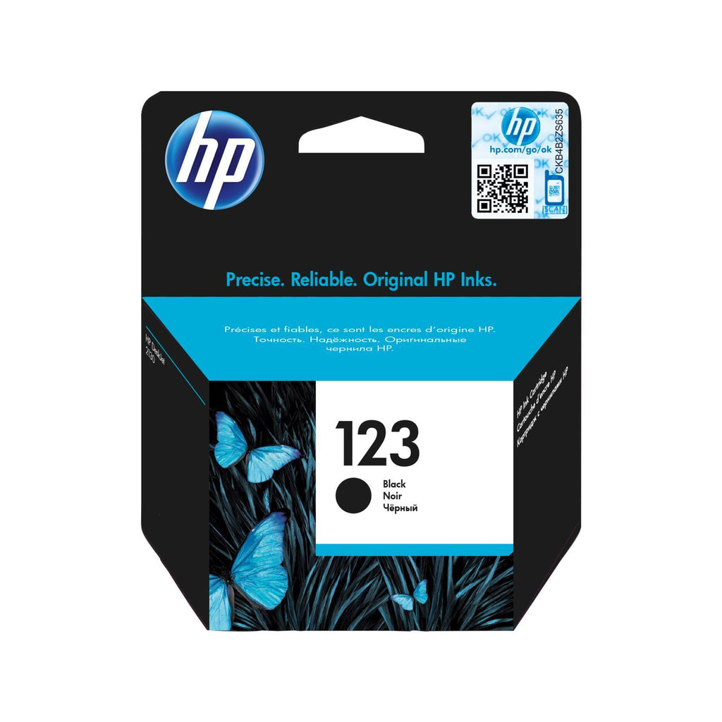 HP 123 Original Ink Cartridge - Black F6V17AE - CartridgeOnlineSA