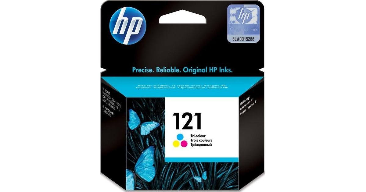 HP 121 Original Tri-Colour Ink Print Cartridge - Cyan, Magenta, Yellow CC643HE