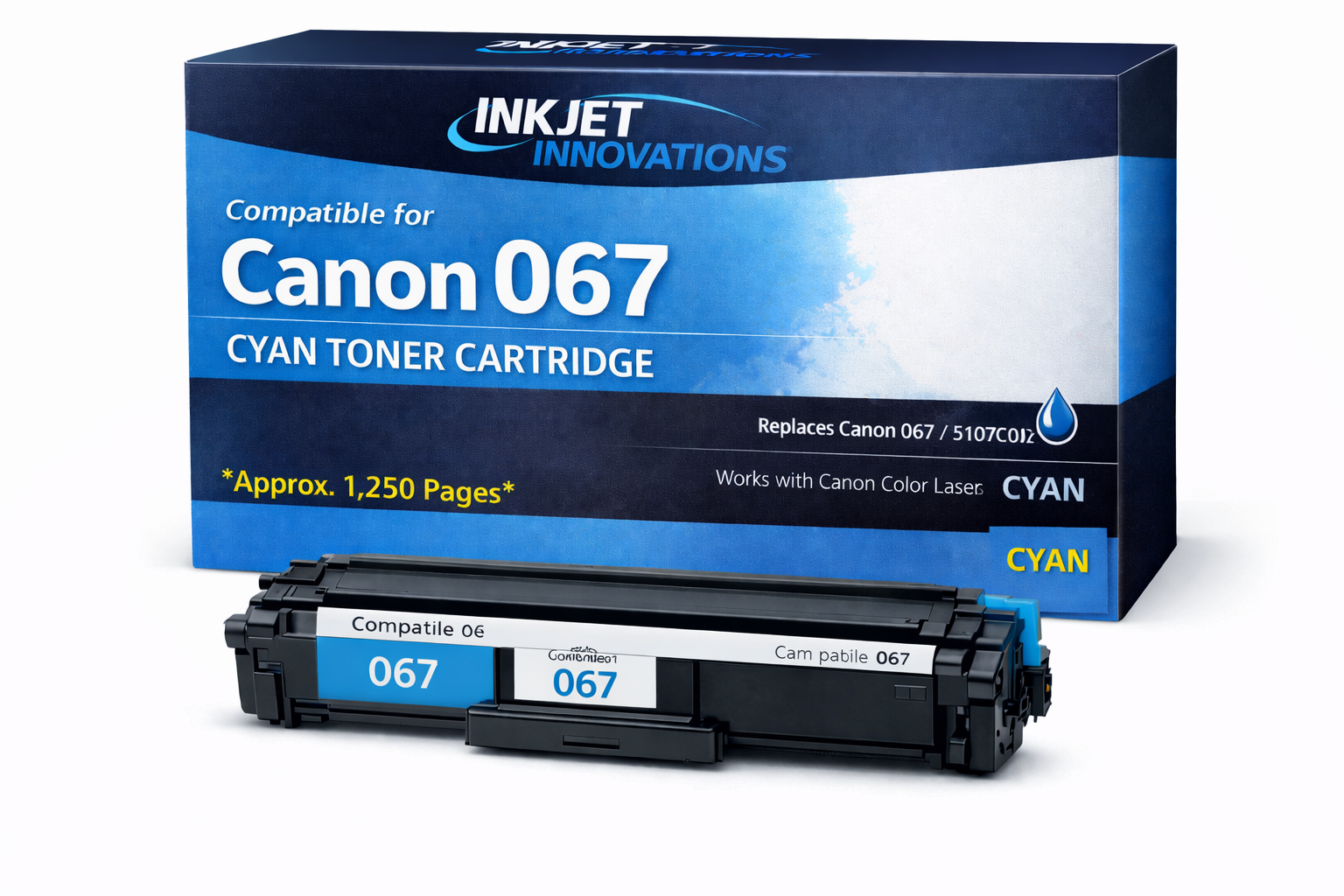 Compatible Canon 067 Cyan Toner Cartridge