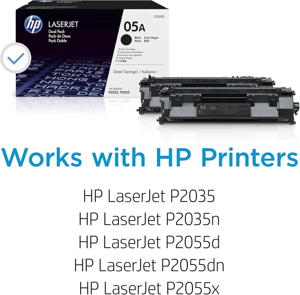 HP 05A Black LaserJet Toner Cartridge