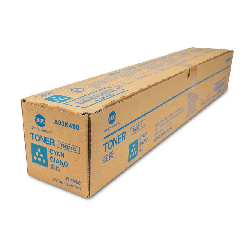 A33K430 | TN321C | Original Konica Minolta Toner Cartridge - Cyan