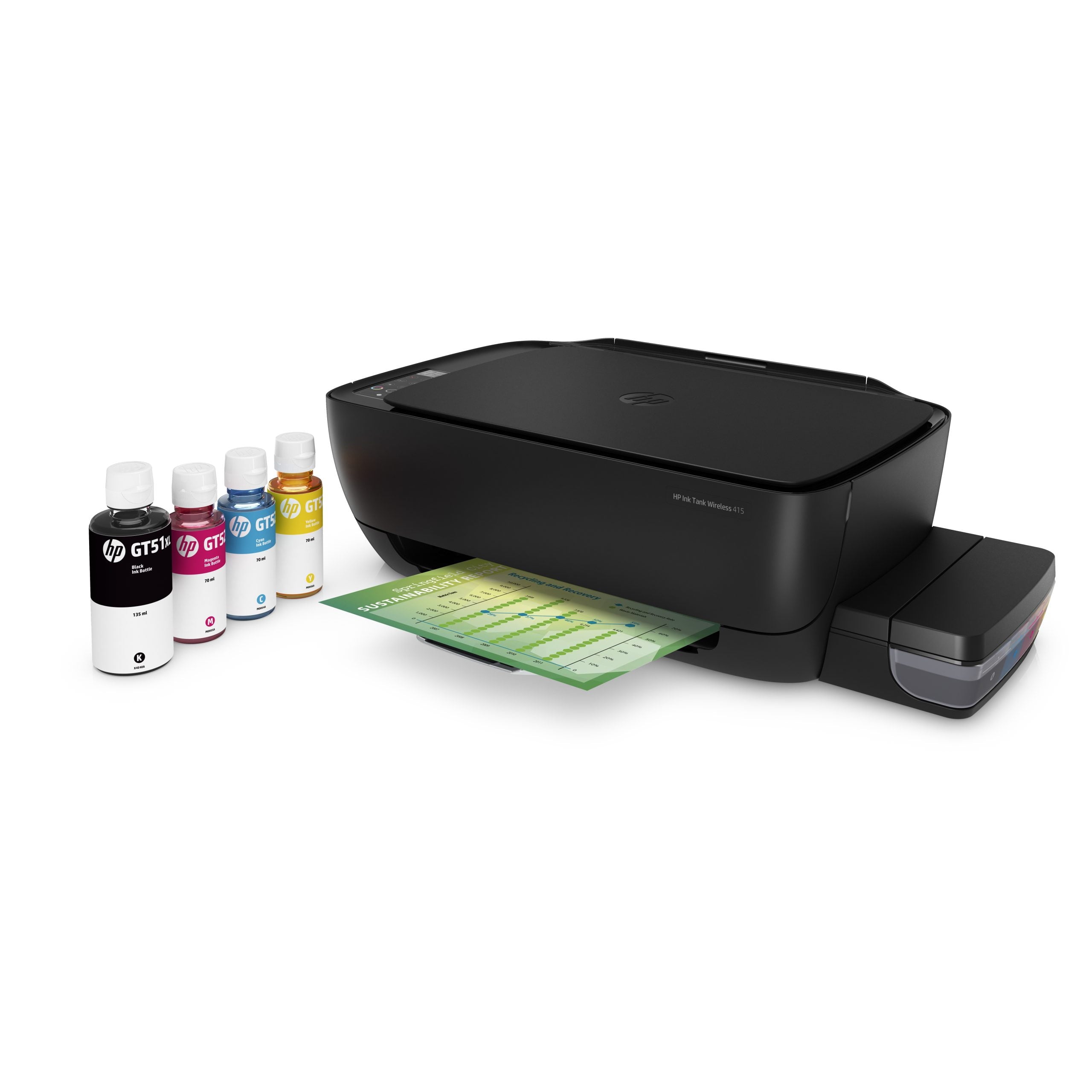 HP Wireless 415 All-in-One Multifunction Colour Inkjet Printer - Z4B53A Get Free Set Inks