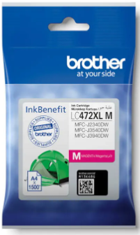 Brother LC-472 XL Magenta High Yield Original Ink Cartridge - CartridgeOnlineSA