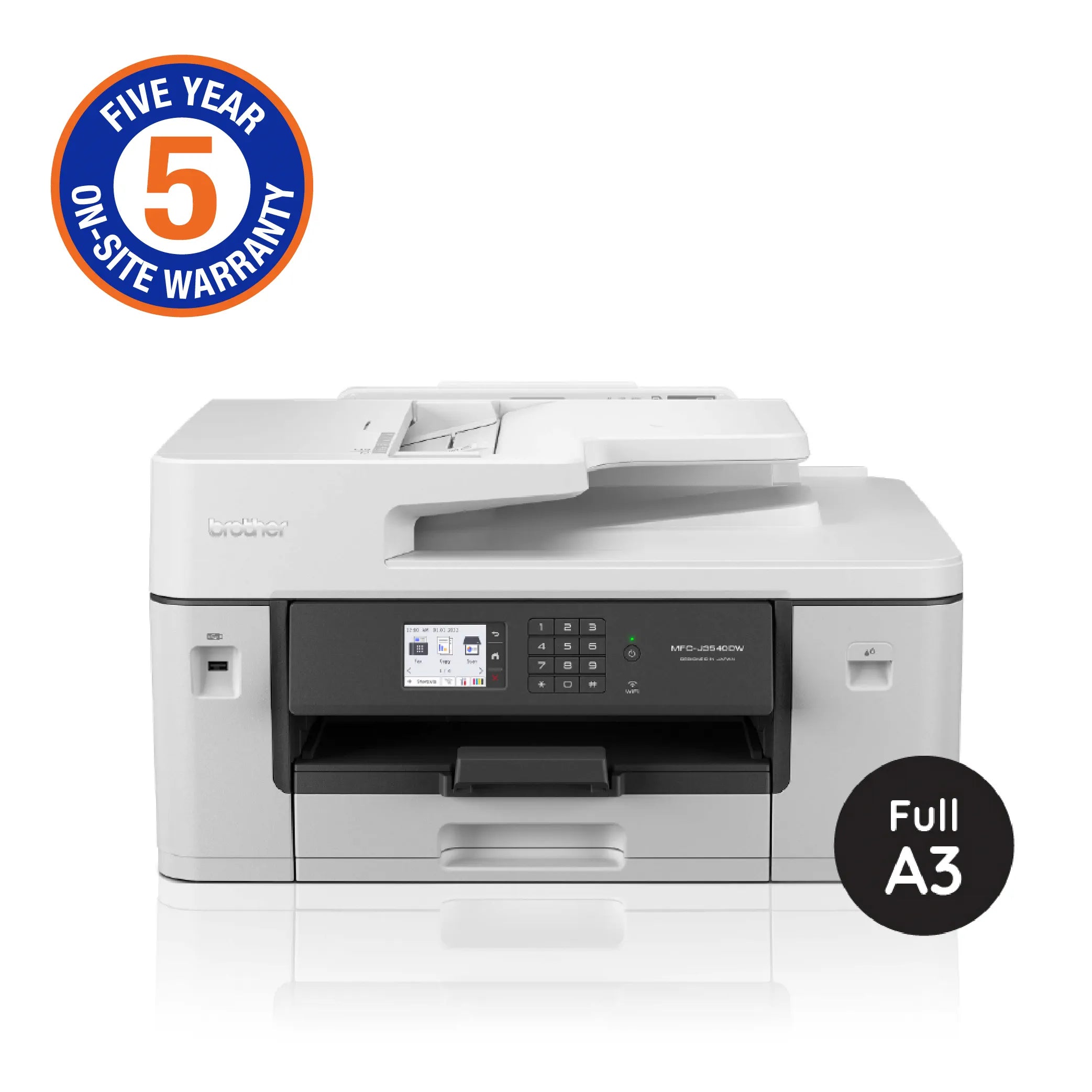 Brother MFC-J3540DW A4/A3 Colour Multifunction Inkjet Printer MFC-J3540DW