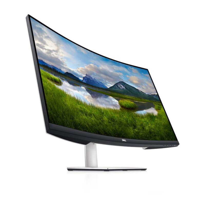 24″ Dell S3221QSA | VA | (3840 x 2160) 4K UHD | 60Hz | 4ms | Curved | HDMI + DP | FreeSync | VESA