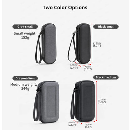 Protective Case for DJI Osmo Pocket 3 & Kit Accessories Portable Sturdy Material Box with Wrist Strap Osmo Pocket 3 Accessories