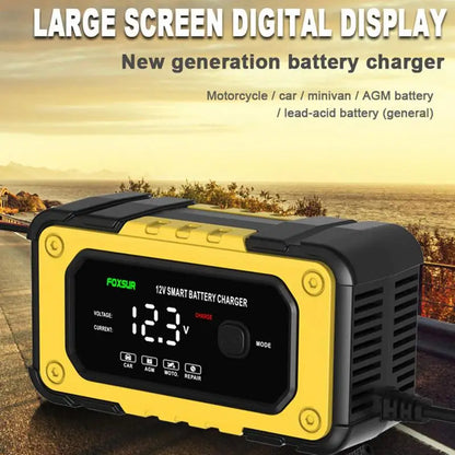 Car Battery Jump Starter Jump Starter Power Pack LCD Screen Powerful Engine Equipment 12V Device For Outdoor Roadside Garage