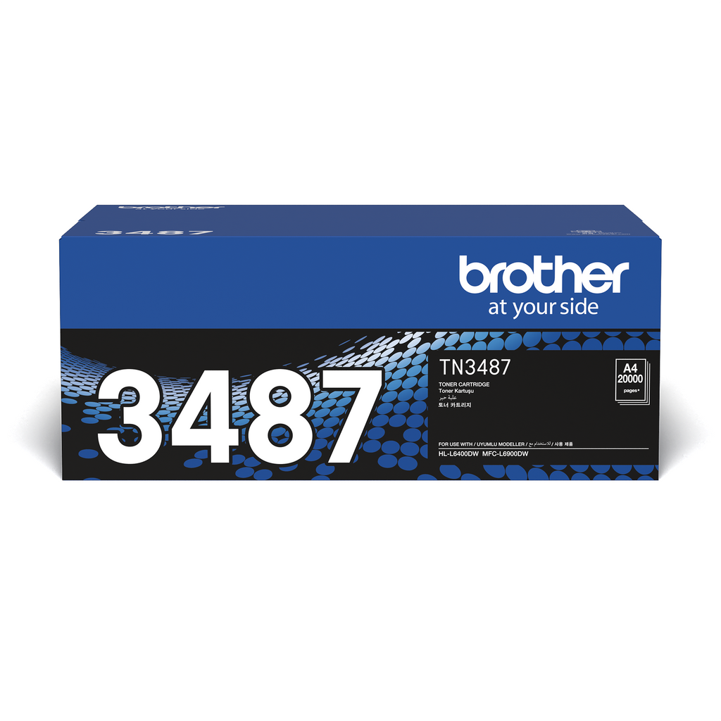 Brother TN3487 Black Toner Cartridge 20 000 Pages