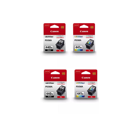 Canon 440XL / 441XL 4 Bundle Pack Ink Cartridges - CartridgeOnlineSA