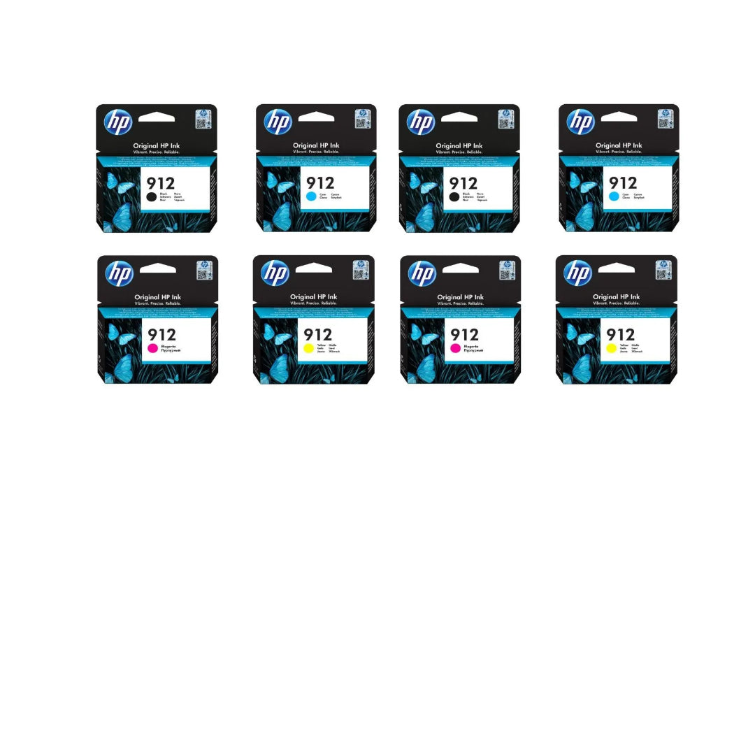 HP 912 CYMB 8 Pack Ink Cartridges - CartridgeOnlineSA