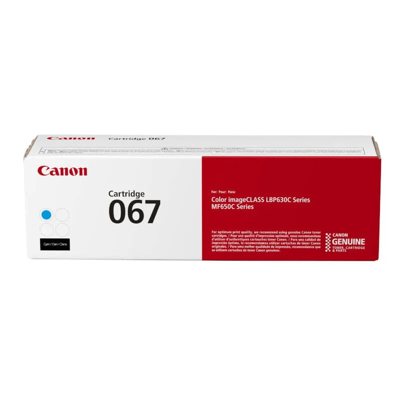 Canon 067 Cyan Original Toner Cartridge - 067C