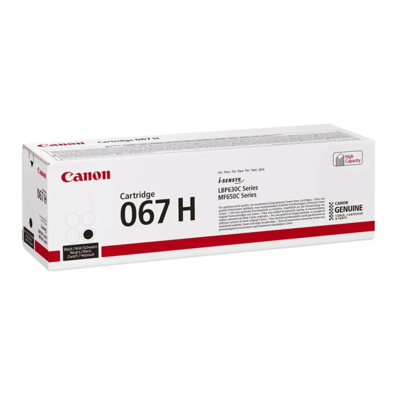 Canon 067 Black High Yield Original Toner Cartridge - 067HBK