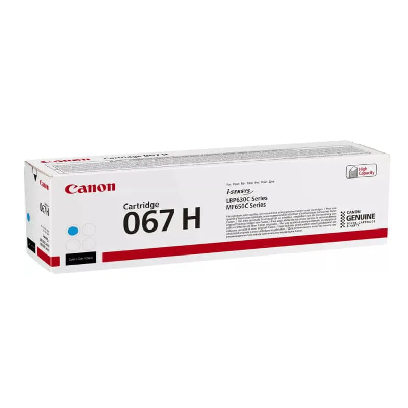 Canon 067 Cyan High Yield Original Toner Cartridge - 067HC