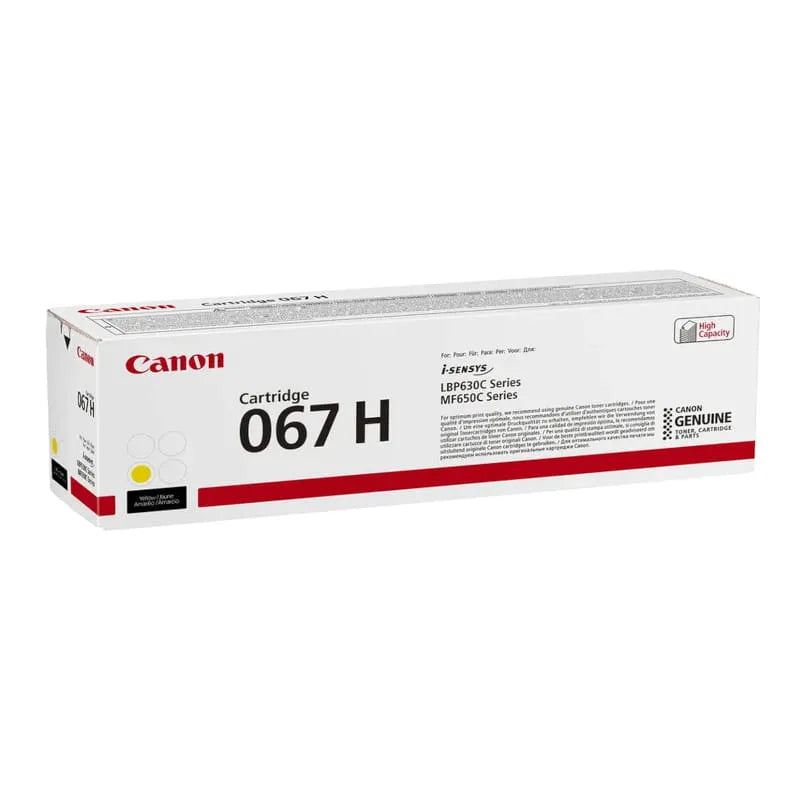 Canon 067 Yellow High Yield Original Toner Cartridge - 067HY