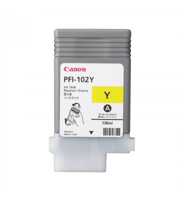 Original Canon PFI-102 Yellow Ink Cartridge
