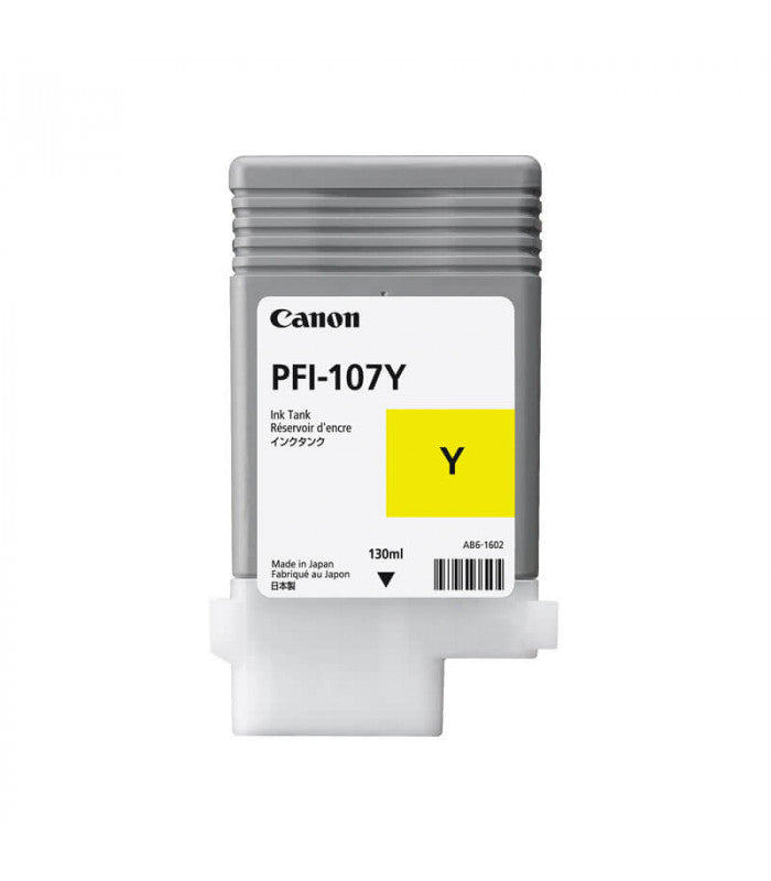 Original Canon PFI-107 Yellow Ink Cartridge