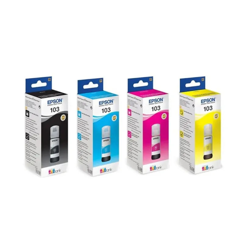 Epson 103 Black Cyan Magenta Yellow Original Ink Cartridge Multipack