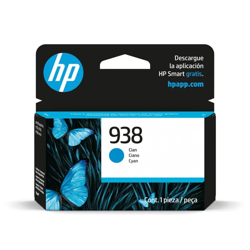 HP 938 Cyan Original Ink Cartridge
