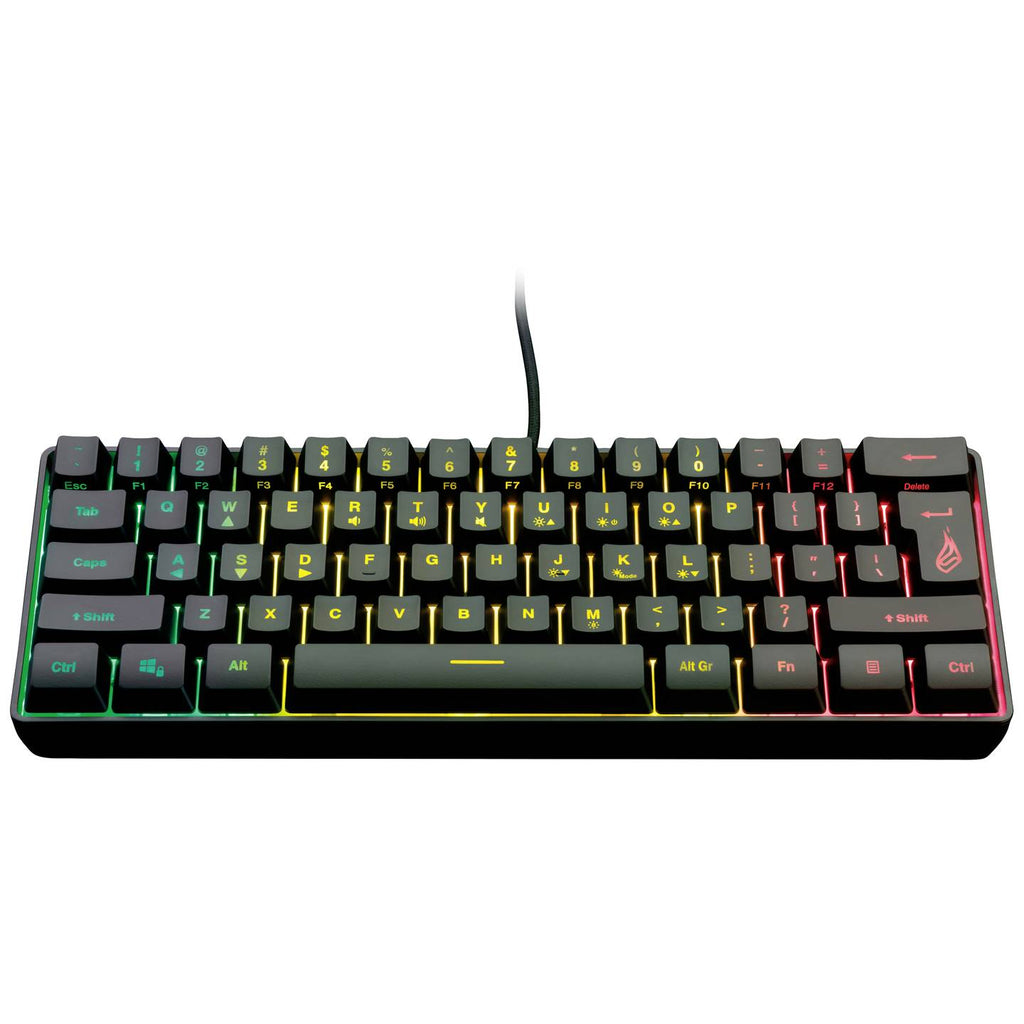 Surefire Gaming KingPin X1 Corded, USB Gaming keyboard English (US), QWERTY, Windows® Black Backlit, Multimedia buttons - CartridgeOnlineSA