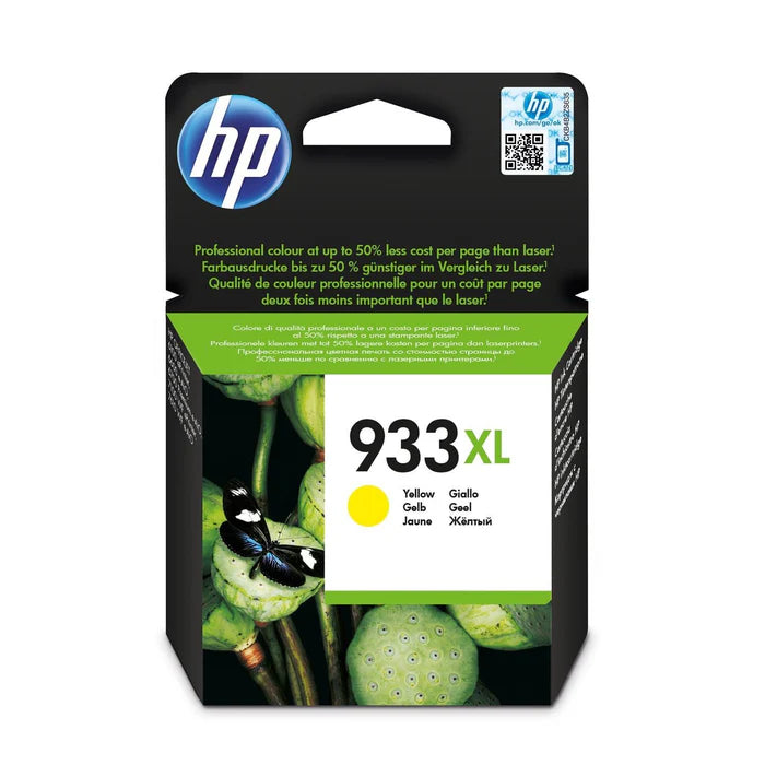 HP 933XL Extra Large Original Ink Print Cartridge - Yellow CN056AE
