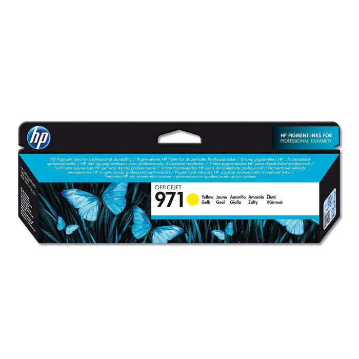HP 971 Original Ink Print Cartridge - Yellow CN624AE