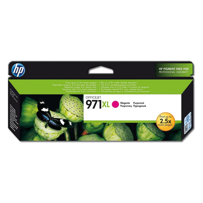 HP 971XL Extra Large Original Ink Print Cartridge - Magenta CN627AE