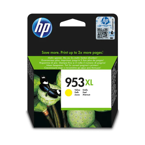 HP 953XL High Yield Original Ink Cartridge - Yellow F6U18AE - CartridgeOnlineSA