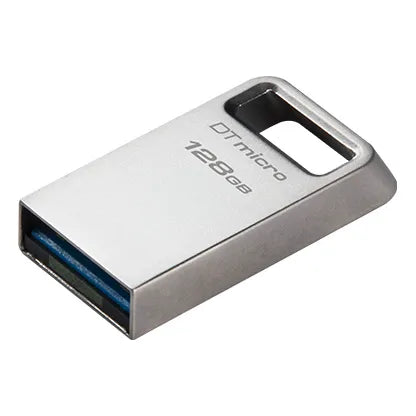 KINGSTON 128GB Datatreveller Micro 200MB/S Metal USB 3.2 GEN 1 - CartridgeOnlineSA