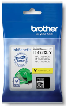 Brother LC-472 XL Yellow High Yield Original Ink Cartridge - CartridgeOnlineSA