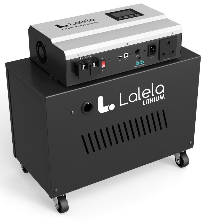 LALELA LITHIUM TROLLEY INVERTER(960WH) PURE SINEWAVE 80AH LIFEPO4 LITHIUM BATTERY - CartridgeOnlineSA