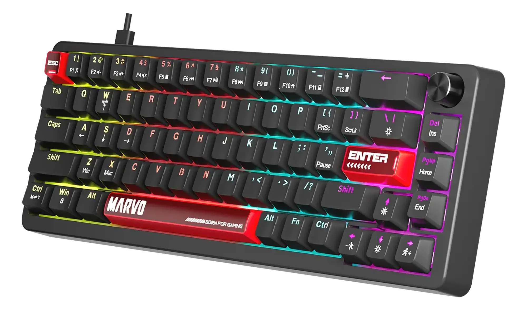 MARVO KG935 RGB Mechanical Gaming Keyboard - Blue Switch