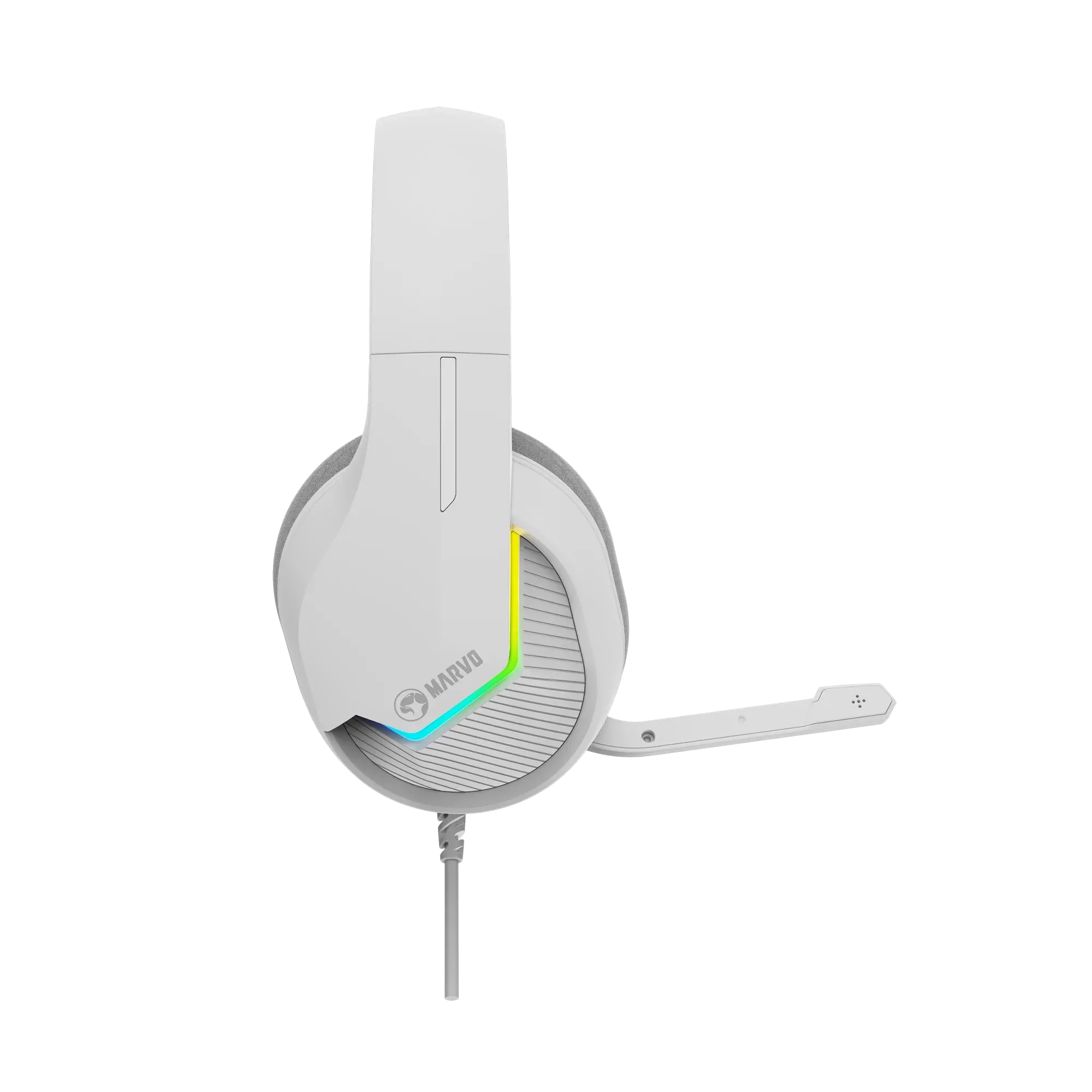 Marvo Tactic 40 RGB Gaming Headset - White