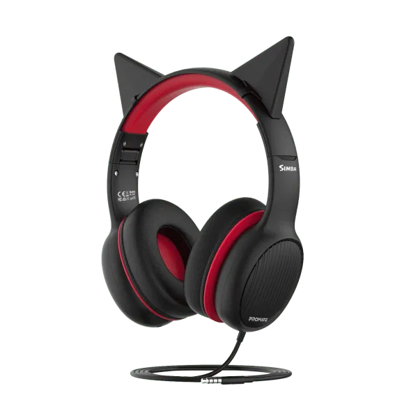 Promate Simba Over-Ear Hi-Definition SafeAudio™ Wired Headset