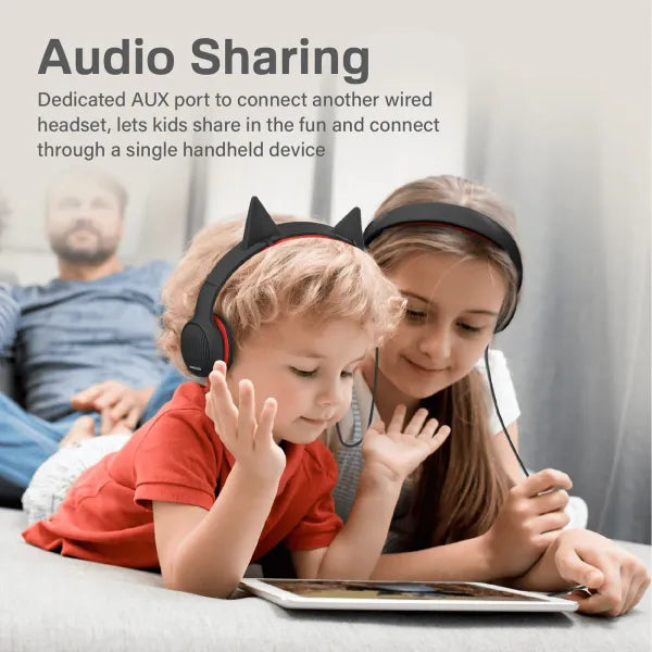 Promate Simba Over-Ear Hi-Definition SafeAudio™ Wired Headset
